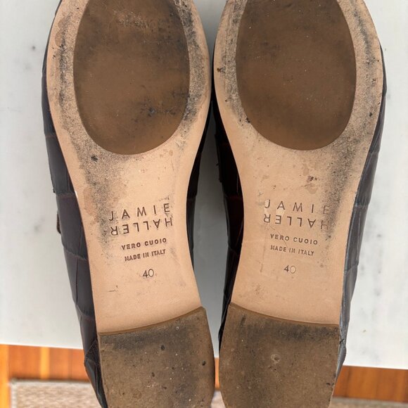Jamie Haller - The Penny Loafer in Espresso Croc - Size 40/9 - Picture 3 of 6